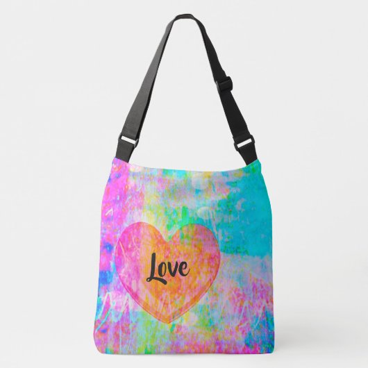 Boho Heart Love Crossbody Tas (Voorkant)