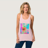 Boho Heart Love Tanktop (Volledige Voorkant)