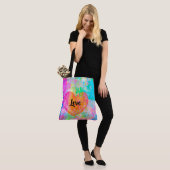 Boho Heart Love Tote Bag (Op model)