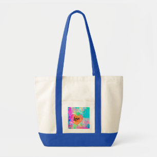 Boho Heart Love Tote Bag