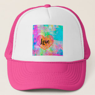Boho Heart Love Trucker Pet