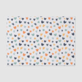 Boho Heart Pattern Weefpapier Tissuepapier (Voorkant)