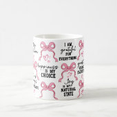 Boho Heart Quote Cup, een geschenk voor positieve  Koffiemok (Center)