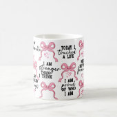 Boho Heart Quote, Mindful Empowerment Zelfzorg Koffiemok (Center)