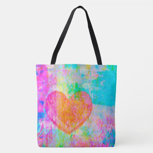 Boho Heart Tote Bag (Voorkant)
