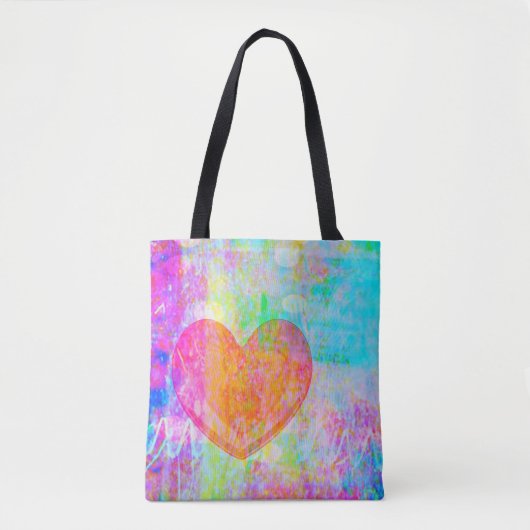 Boho Heart Tote Bag (Voorkant)