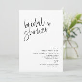 Boho Heart Vrijgezellenfeest Party Invitation E100 Kaart (Staand voorkant)