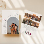 Boho Hearts Arch Happiest Feestdagen Vijf foto's Feestdagenkaart<br><div class="desc">Vier het plezier van het seizoen met deze boho hearts arch beige happiest feestdagen vijf foto vakantie kaart. Het unieke en chique bewerkbare script creëer een vleugje charme en individualiteit. Het eenvoudige ontwerp is voorzien van kleurrijke boheemse regenbogen, harten en kerstbomen die een grillige wintersfeer oproepen. Met een strakke, minimalistische...</div>