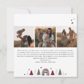 Boho Hearts Merry Everything Zes Foto's Kerstmis Feestdagenkaart (Achterkant)