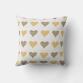 Boho Hearts Patroon Kussen (Achterkant)