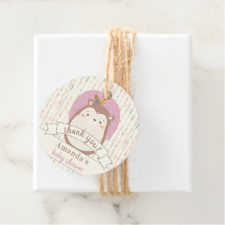 Boho Hedegel Tribal Pastel Arrow Genderneutraal Bedankjes Labels