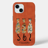 Boho heeft drie katten gemaakt Case-Mate iPhone case (Achterkant)