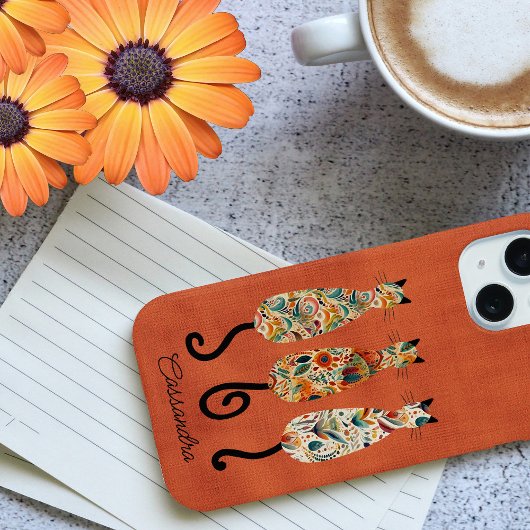 Boho heeft drie katten gemaakt Case-Mate iPhone case