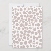 Boho Heilige Koe Hoogland Pampas 1e verjaardag Kaart (Achterkant)