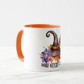 Boho Hekserige Sfeer Halloween Mok (Voorkant links)