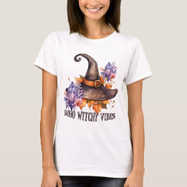 Boho Hekserige Sfeer Halloween T-shirt