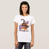 Boho Hekserige Sfeer Halloween  T-shirt (Voorkant volledig)