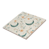 Boho Hemel Bloem Maang Patroon (1) Tegeltje (Zijkant)