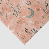 Boho Hemel Bloem Maans Patroon (4) Tissuepapier (Detail)
