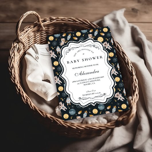 Boho Hemel dier Baby Shower Kaart
