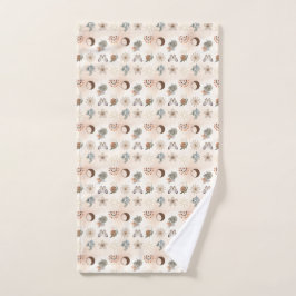 Boho Hemels Bloemmotief Handdoek