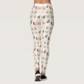 Boho Hemels Bloemmotief Leggings (Achterkant)