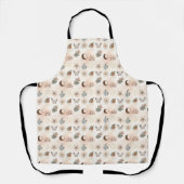 Boho Hemels Bloemmotief Schort (Voorkant)