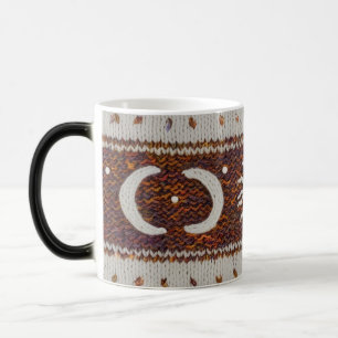 Boho Hemels Veer Brei Kleur Vervormende Mok