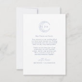 Boho hemelse bruiloft bedankkaart (Achterkant)