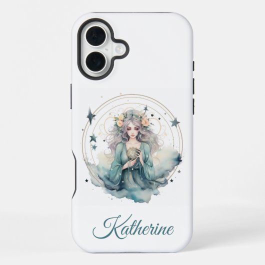 Boho Hemelse Hekserige Naam iPhone Hoesje (Achterkant)