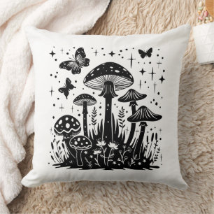 Boho Hemelse Paddenstoelen met Vlinders en Ster Kussen