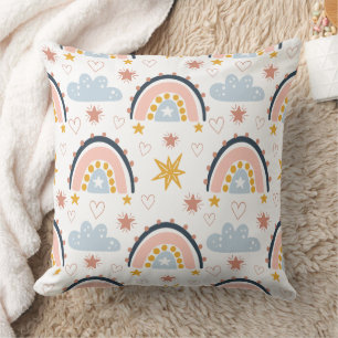 Boho Hemelse Regenbogen & Steruitbarstingen Patroo Kussen