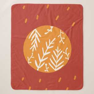 Boho Hemelzon Botanisch Blad Patroon Deken