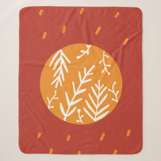 Boho Hemelzon Botanisch Blad Patroon Deken