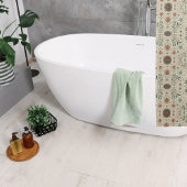 Boho Herb Pattern Douchegordijn