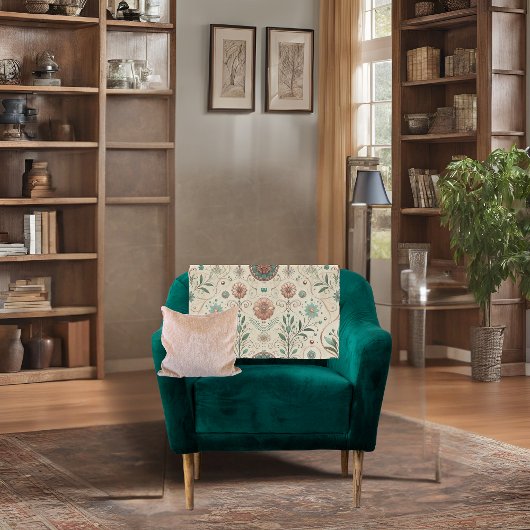 Boho Herb Pattern Fleece Deken