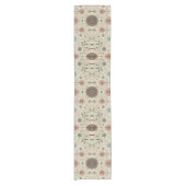 Boho Herb Pattern Korte Tafelloper (Voorkant)