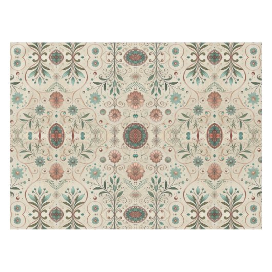 Boho Herb Pattern Tafelkleed (Voorkant (Horizontaal))