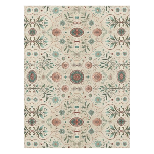 Boho Herb Pattern Tafelkleed (Voorkant)
