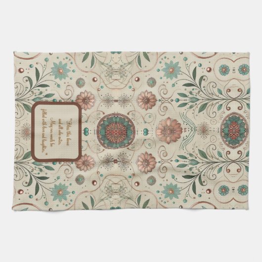 Boho Herb Theedoek (Horizontaal)