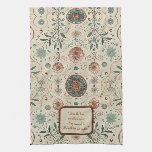 Boho Herb Theedoek (Verticaal)