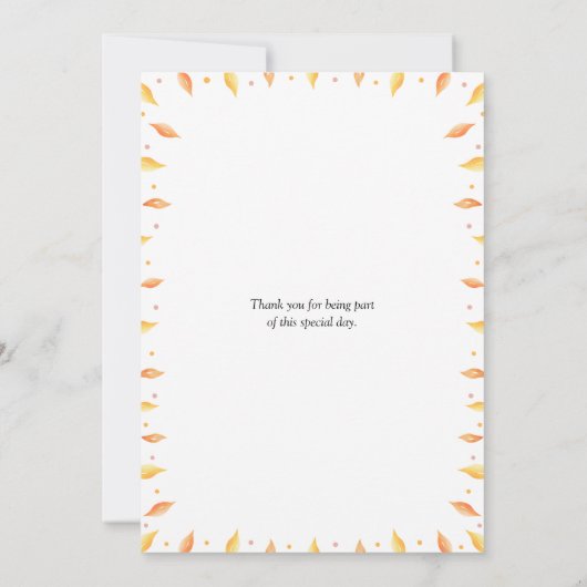 Boho Here Comes The Son Baby Boy Shower Kaart (Achterkant)