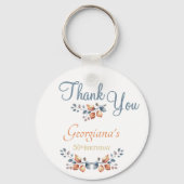 Boho Herfst 50ste Verjaardag Dank U Sleutelhanger (Voorkant)