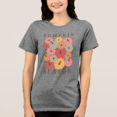 Boho Herfst Autumn Design Tri-Blend Shirt (Voorkant)