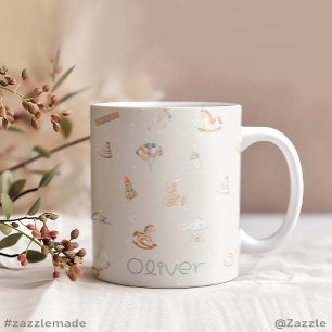 Boho Herfst Baby Shower Persoonlijk Grote Koffiekop
