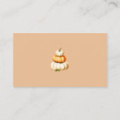 Boho herfst beer baby shower raden hoeveel snoepje informatiekaartje (Achterkant)