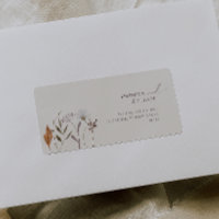 Boho Herfst | Beige Trouw RSVP Retouradres