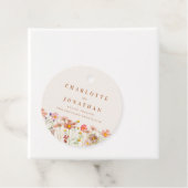 Boho Herfst Bloemen bruiloft Dank u Bedankjes Labels (In situ)