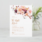 Boho herfst Bloemen de avond ervoor Kaart (Staand voorkant)