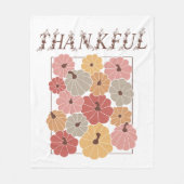 Boho Herfst Boerderij Dankbaar Seizoen 2 Thanksgiv Fleece Deken (Voorkant)